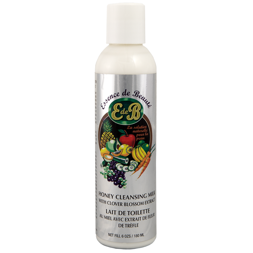 Lait de toilette au miel avec extrait de fleur de trèfle  