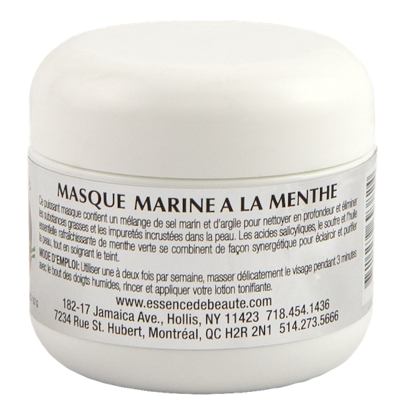 Mascarilla de menta marina